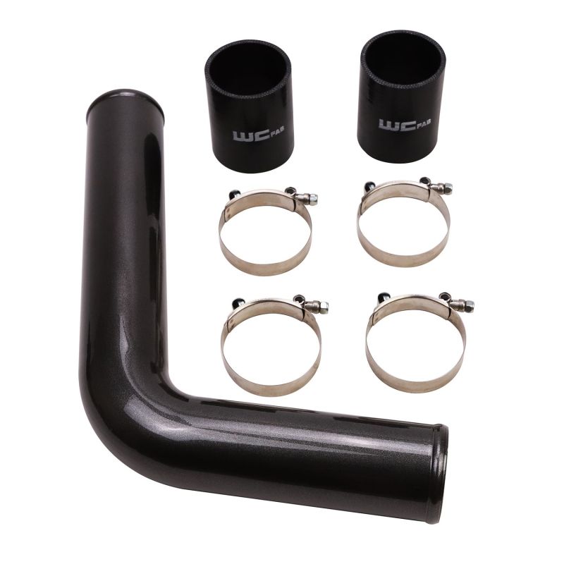 Wehrli 03-07 Dodge 5.9L Cummins Driver Side 3in Replacement Intercooler Pipe - WCFab Grey