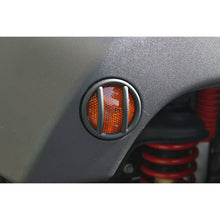 Load image into Gallery viewer, Rugged Ridge 07-18 Jeep Wrangler JK Black Side Marker Light Euro Guards