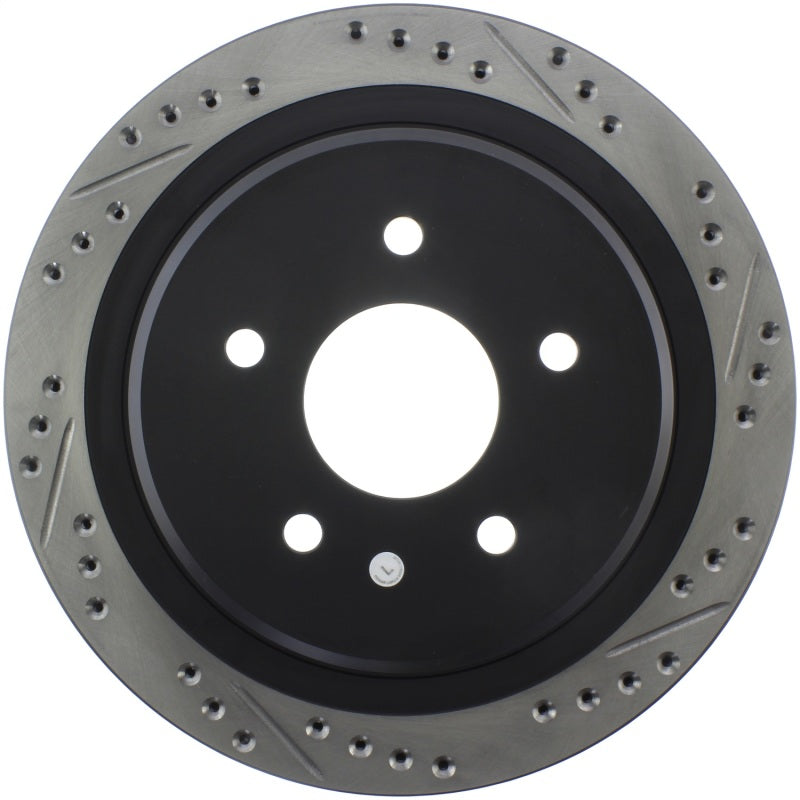 StopTech 97-10 Chevy Corvette Slotted & Drilled Rear Left Rotor