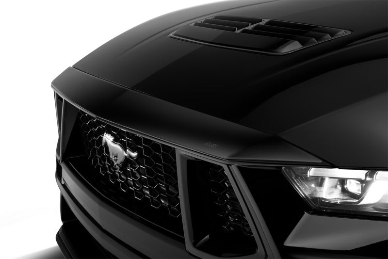 AVS 2024 Ford Mustang Aeroskin Low Profile Acrylic Hood Shield - Smoke