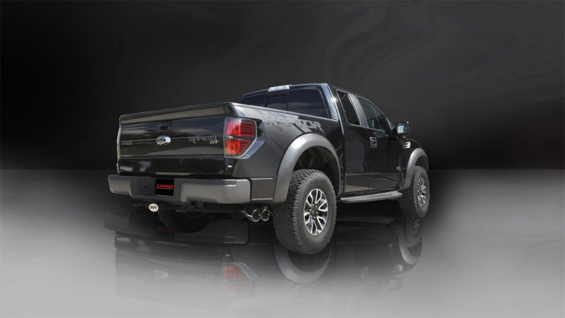 Corsa 2011-2014 Ford F-150 Raptor 6.2L V8 133in Wheelbase Polished Xtreme Cat-Back Exhaust