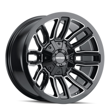 Load image into Gallery viewer, Mayhem 8108 Decoy 20x9 / 8x180 BP / 18mm Offset / 124.1mm Hub Black w/ Milled Spokes Wheel