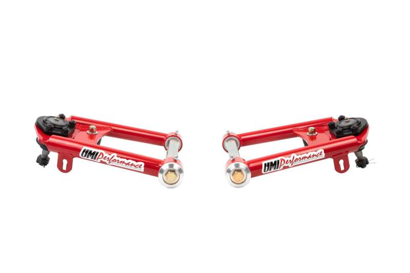 UMI Performance 73-87 GM C10 Street Performance Upper Control Arms - Red