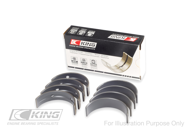 King Engine Bearings GM LS 4.3 V6 (Size 1.0) Main Bearing Set