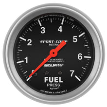 Load image into Gallery viewer, Autometer Sport-Comp 2 5/8in 0-7 Kg/Cm2 Mechanical Fuel Pressure Gauge