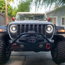 Load image into Gallery viewer, Oracle Jeep JL/Gladiator JT Oculus Bi-LED Projector Headlights - Amber/White Switchback