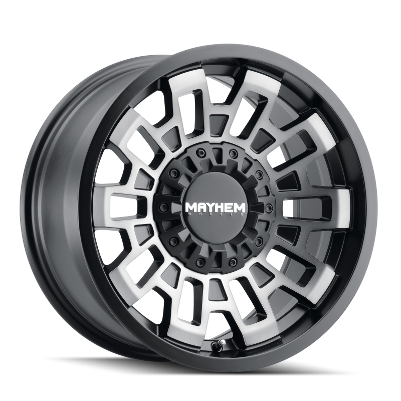 Mayhem 8113 Cortex 20x10 / 8x165.1 BP / -19mm Offset / 125.2mm Hub Matte Black w/ Dark Tint Wheel