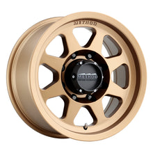 Load image into Gallery viewer, Method MR701 17x8.5 0mm Offset 8x6.5 130.81mm CB Method Bronze Wheel