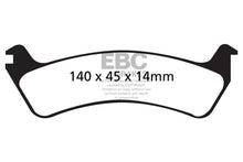 Load image into Gallery viewer, EBC 95-98 Ford Windstar 3.0 Ultimax2 Rear Brake Pads
