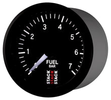 Load image into Gallery viewer, Autometer Stack 52mm 0-7 Bar M10 Male Pro Stepper Motor Fuel Pressure Gauge - Black