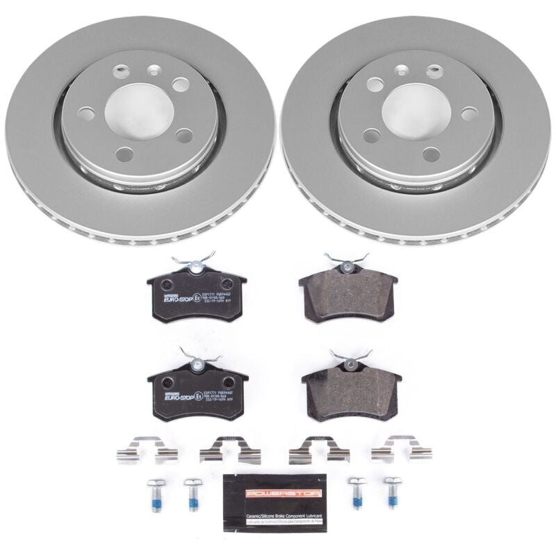 Power Stop 00-06 Audi TT Quattro Rear Euro-Stop Brake Kit