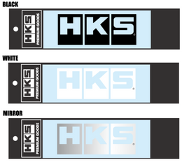 HKS LOGO Sticker W135 BLACK