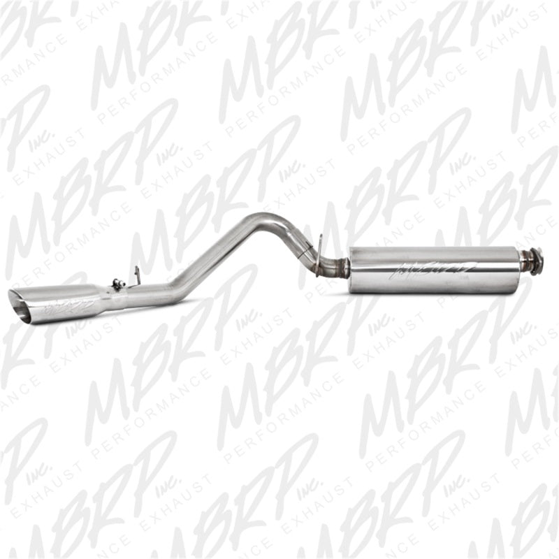 MBRP 2000-2006 Jeep Wrangler (JK) Inline-4 2.5L Inline-6 4.0L Cat Back Single Side