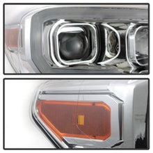 Load image into Gallery viewer, xTune Toyota Tacoma 16-18 DRL Light Bar Projector Headlights - Chrome PRO-JH-TTA16-LBDRL-C