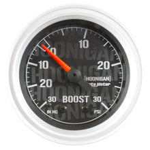 Load image into Gallery viewer, Autometer Hoonigan 52mm 30 PSI Mechanical Vacuum/Boost Gauge