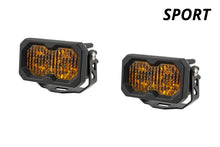 Load image into Gallery viewer, Diode Dynamics C2 2.0 Sport Yellow Driving Standard ABL (pair)