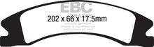 Load image into Gallery viewer, EBC 15+ Cadillac Escalade Ext/Esv 6.2 2WD Ultimax2 Front Brake Pads