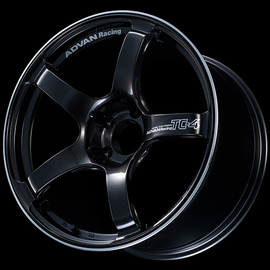 Advan TC4 17x7.5 / +37 Offset / 5x100 / 63mm Bore / Black Gunmetallic and Ring