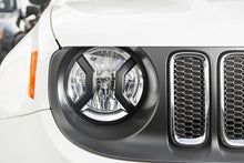 Load image into Gallery viewer, Rugged Ridge 15-18 Jeep Renegade BU Black Headlight Euro Guards Texture