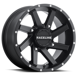 Raceline A82B Twist 14x7in / 4x156 BP / 5mm Offset / 132.5mm Bore - Satin Black Wheel