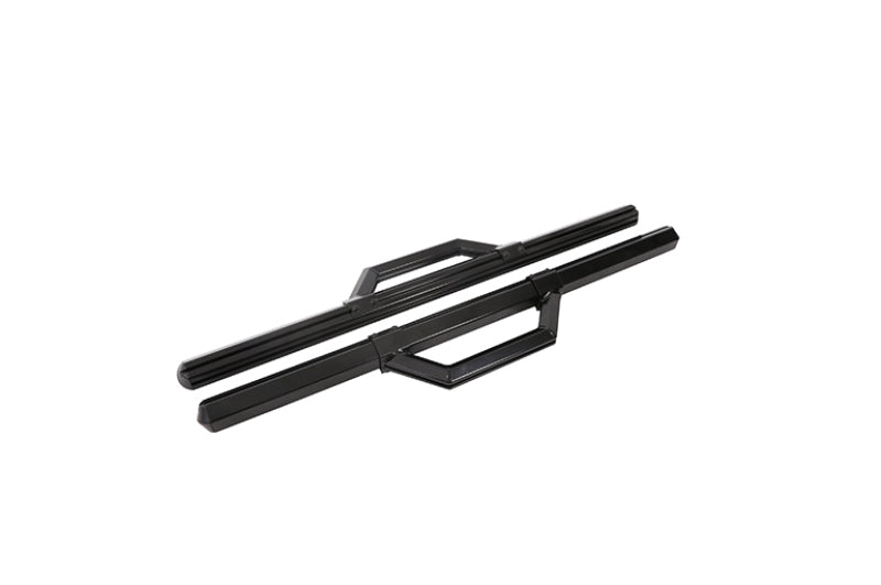 Deezee 99-23 Chevrolet/GMC/Dodge/Ford Full Size Truck Hex Series - Reg Cab Side Steps (Txt Blk)