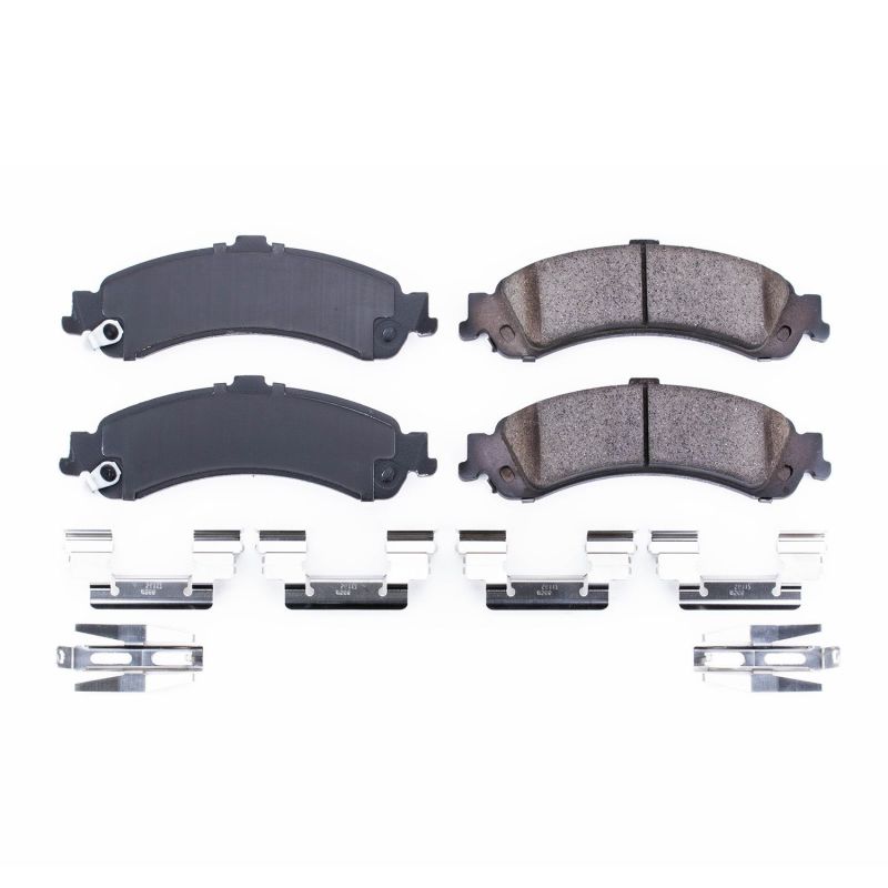 Power Stop 02-06 Cadillac Escalade Rear Z17 Evolution Ceramic Brake Pads w/Hardware