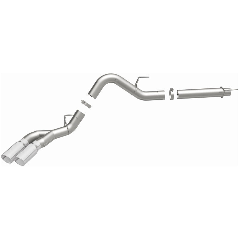 MagnaFlow CatBack 2018 Ford F-150 V6-3.0L Dual Exit Polished Stainless Exhaust - MF Series