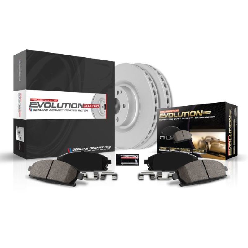 Power Stop 13-18 Nissan Sentra Front Z17 Evolution Geomet Coated Brake Kit