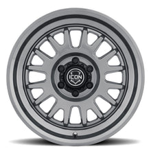 Load image into Gallery viewer, ICON Anza 17x8.5 5x5 -6mm Offset 4.5in BS 71.5mm Hub Bore Gun Metal Wheel