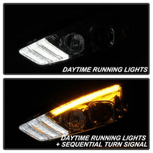 Load image into Gallery viewer, Spyder 15-18 Ford Focus Projector Headlights - Seq Turn Light Bar - Chrome PRO-YD-FF15-LBSEQ-C