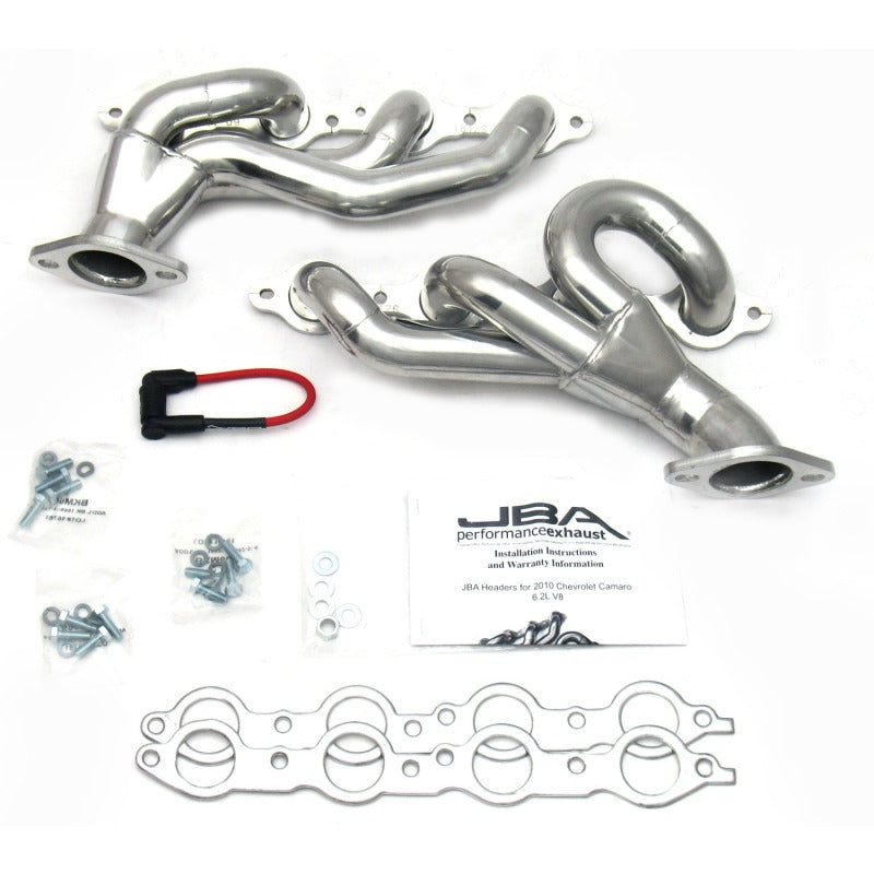 JBA 10-15 Camaro 6.2L LS 1-3/4in Primary Silver Ctd Cat4Ward Header