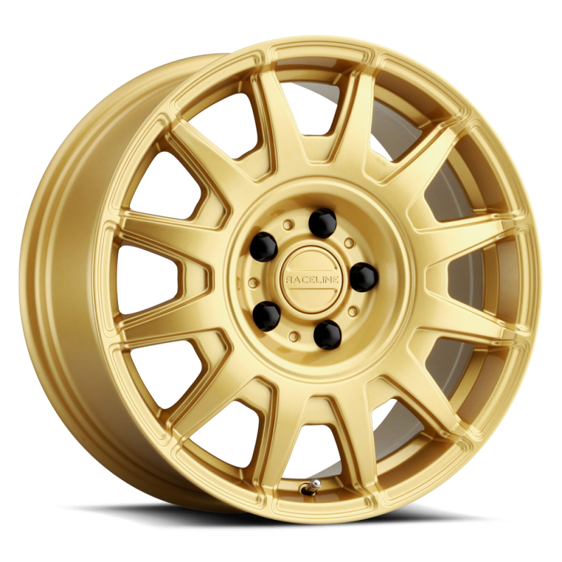 Raceline 401GD Aero 15x7in / 5x100 BP / 15mm Offset / 72.62mm Bore - Gloss Gold Wheel