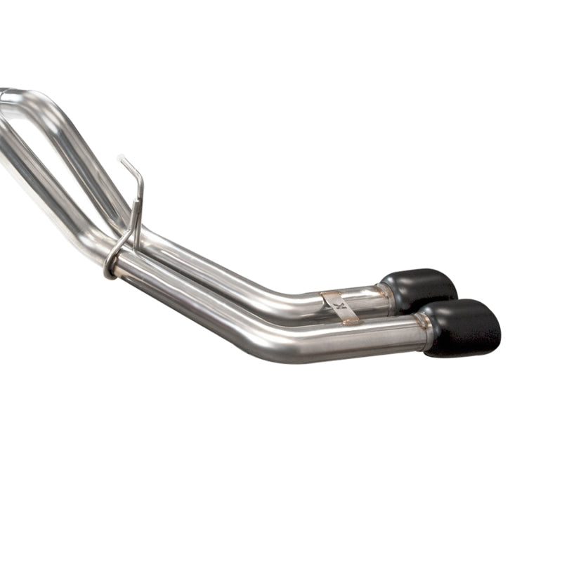 Kooks 11-14 Ford Raptor SVT Super Crew Cab 3in Off Road Side Exit Exhaust w/ Black Slash Cut Tips