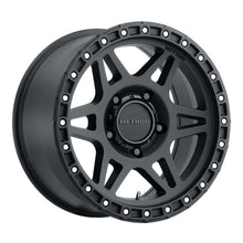 Load image into Gallery viewer, Method MR312 17x9 -12mm Offset 6x5.5 106.25mm CB Matte Black - Gloss Black Lip Street Loc Wheel