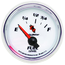 Load image into Gallery viewer, AutoMeter Gauge Fuel Level 2-1/16in. 73 Ohm(e) to 10 Ohm(f) Elec C2