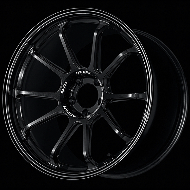 Advan RZ-DF2 19x9.5 / +29 Offset / 5-114.3 / 73mm Bore / Racing Titanium Black