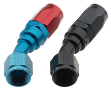 Load image into Gallery viewer, Fragola -6AN Nut x -8AN Hose 30 Degree Expanding Hose End - Blue/Red