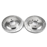 Power Stop 2000 Chrysler Grand Voyager Front Evolution Drilled & Slotted Rotors - Pair