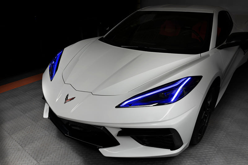 Oracle 20-21 Chevy Corvette C8 RGB+A Headlight DRL  Kit - ColorSHIFT w/o Controller