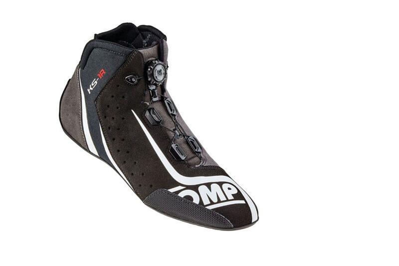 OMP KS-1R Shoes Black/Silver - Size 39