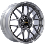 BBS RS-GT 18x9 5x120 ET45 / 72.5 CB Diamond Black Center Diamond Cut Lip Wheel