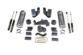 MaxTrac 14-18 RAM 2500 4WD 6in/3in MaxPro Coil Lift Kit w/Radius Arm Brkts & MaxTrac Shocks