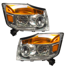 Load image into Gallery viewer, Oracle Lighting 08-15 Nissan Armada Pre-Assembled LED Halo Headlights -Red