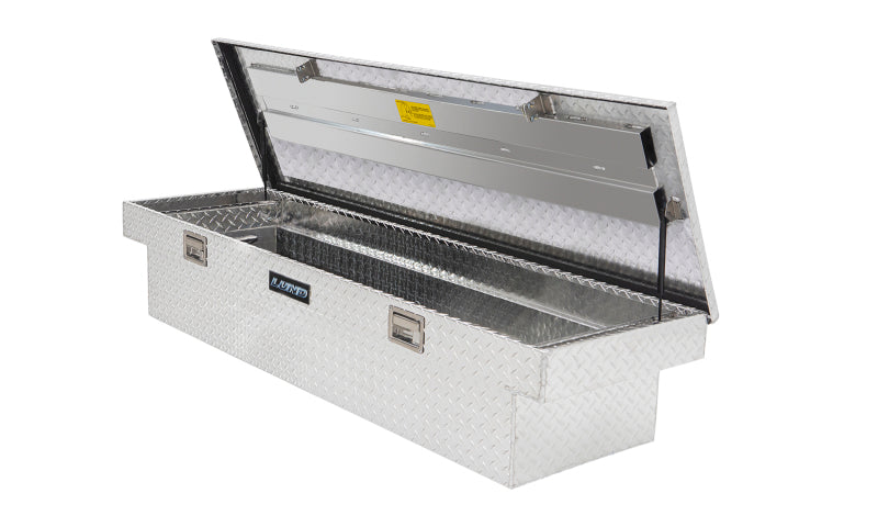 Lund 67-99 Chevy CK Ultima Single Lid Crossover Tool Box - Brite