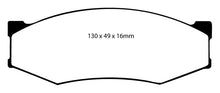 Load image into Gallery viewer, EBC 89-97 Nissan Pick-up 4 Cyl Greenstuff Front Brake Pads