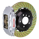 Brembo 89-94 Carrera/90-94 Carrera Front GT BBK 4 Piston Cast 2pc 355x32 2pc Rotor Drilled-Silver