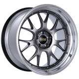 BBS LM-R 20x11 5x114.3 ET20 CB66 Diamond Black Center Diamond Cut Lip Wheel