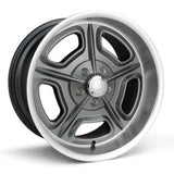 Race Star 32 Mirage 18x10 5x4.75bc 6bs Metallic Gray w/ Machined Lip Wheel