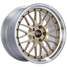 Load image into Gallery viewer, BBS LM 19x12 5x130 ET44 CB 71.6 Gold / Diamond Cut Lip Wheel