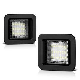 xTune 05-18 Ford F150 T10 Connector LED License Plate Bulb Assembly White 5500K LAC-LP-FF15015 -Pair